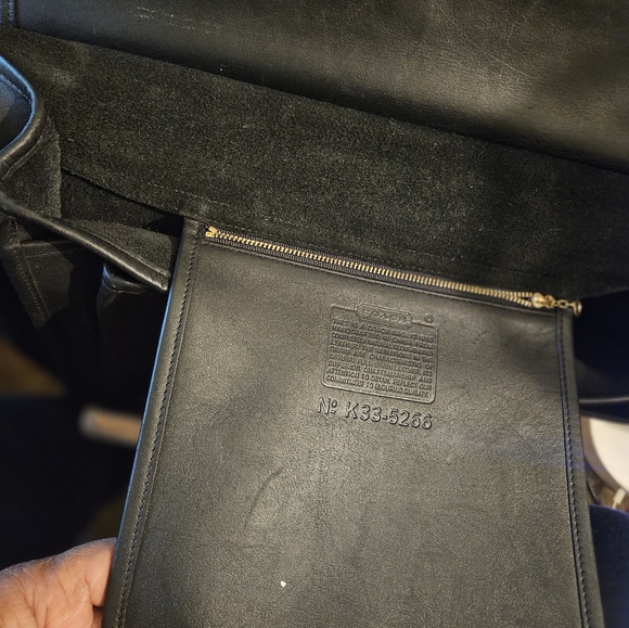 Vintage Leather Coach briefcase - Picture 4 of 6